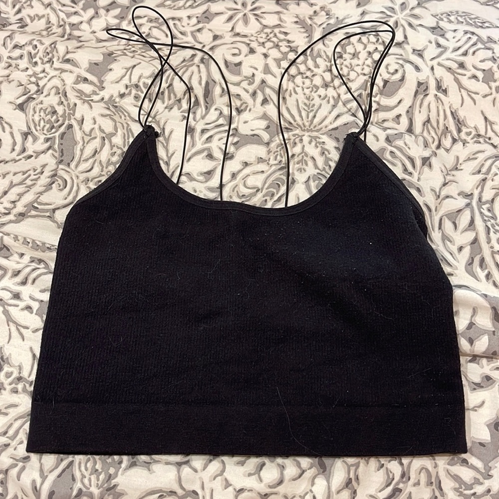 urban outfitters bra top (black)